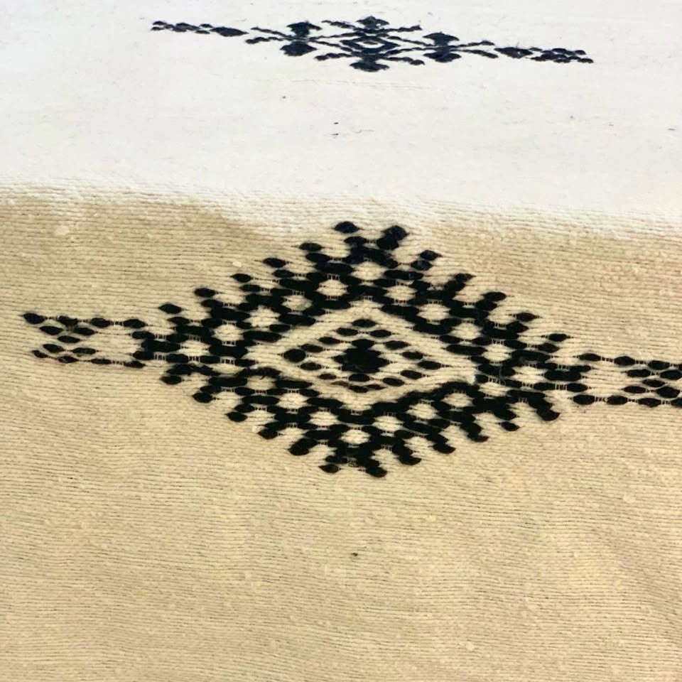 Moroccan PomPom Woven Blankets