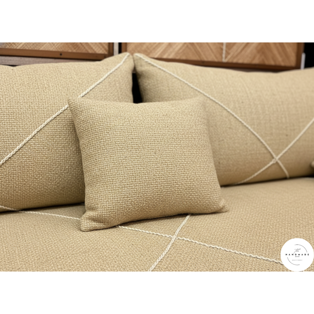 Light Brown Moroccan Handmade Floor Sofa