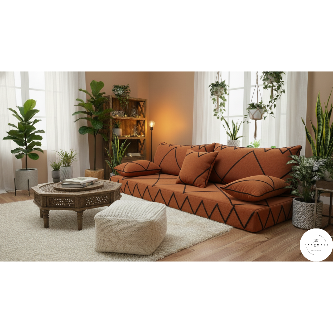 Terracota Moroccan Handmade Floor Sofa