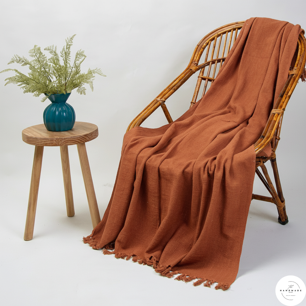 Premium Moroccan Cotton Floor Cushion — Soft, Odor-Free & Handwoven for Modern Homes