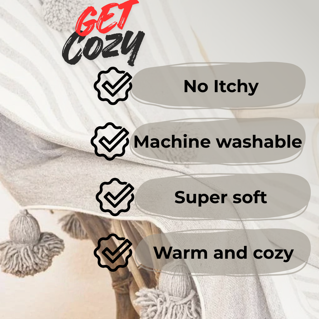 chunky knit pompom blanket ,chunky knit throw blanket , Wool blanket with pom poms ,moroccan pompom throw blankets for sofa , wool pompom throw blankets for sofa , 40x50 blanket ,100% wool blanket , 100 wool blanket , 60 x 50 blanket , 50x40 blanket , 100 cotton blanket