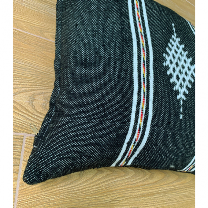 Black boho pillow case covers