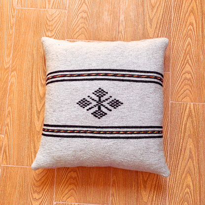 White Cactus Silk Pillow Cover