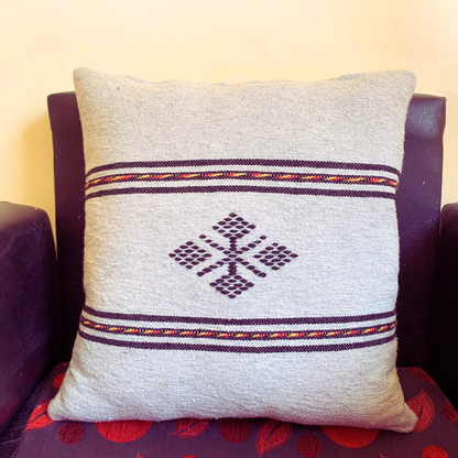 White Cactus Silk Pillow Cover