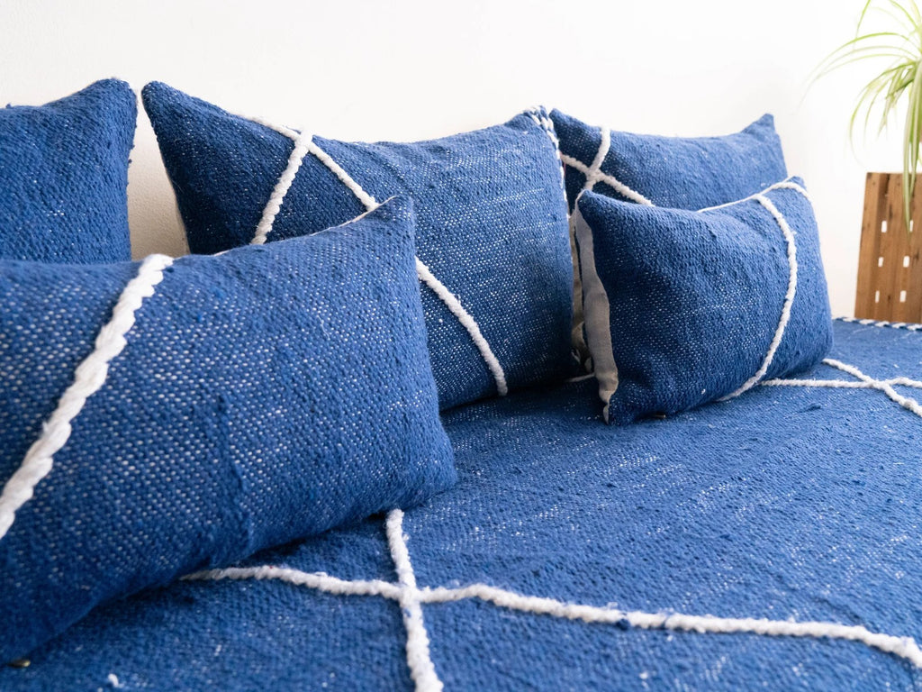 Boho Style Floor Sofa Seating Set, Living Room Sofa Set, Customized Red Floor Sofa Set, Handmade Floor Couches