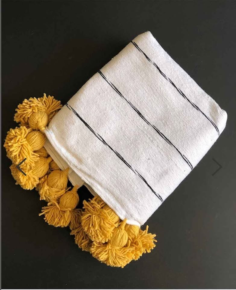 chunky knit pompom blanket ,chunky knit throw blanket , Wool blanket with pom poms ,moroccan pompom throw blankets for sofa , wool pompom throw blankets for sofa , 40x50 blanket ,100% wool blanket , 100 wool blanket , 60 x 50 blanket , 50x40 blanket , 100 cotton blanket